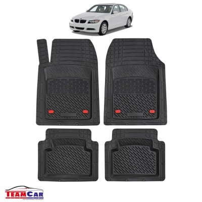 Covorașe BMW Seria 3 E90/E91/E92/E93 2005-2013 | Black Edition &amp;ndash; TeamCar&amp;reg; foto
