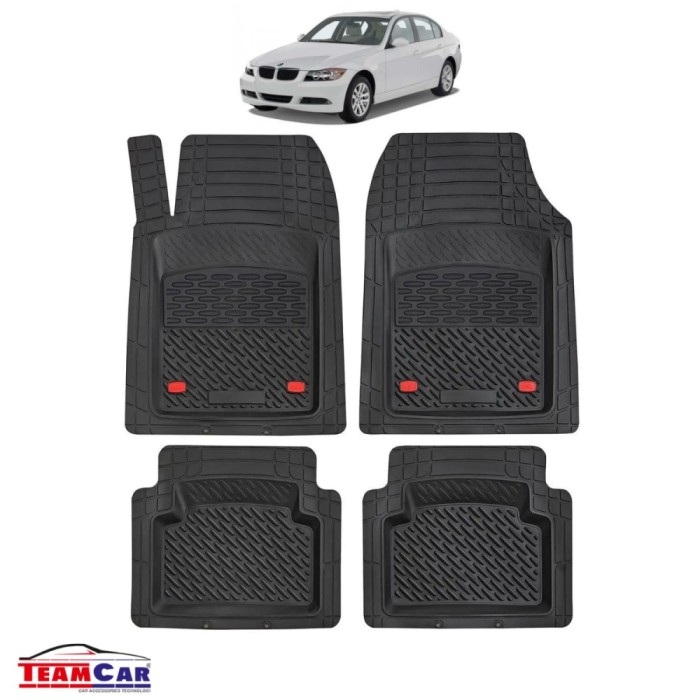 Covorașe BMW Seria 3 E90/E91/E92/E93 2005-2013 | Black Edition &ndash; TeamCar&reg;