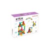 Set de constructie magnetic - STICK (78 piese)