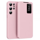 Husa pentru Samsung Galaxy S25 Ultra S938, Techsuit, SmartView, Roz
