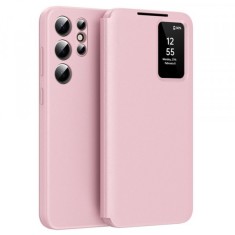 Husa pentru Samsung Galaxy S25 Ultra S938, Techsuit, SmartView, Roz