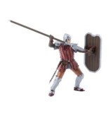 Cumpara ieftin Figurina Papo Personaje medievale fantastice - Cavaler cu sulita si scut rosu