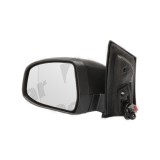 Oglinda exterioara Ford Focus 2, 01.2010, partea Dreapta, culoare sticla crom, sticla asferica, cu carcasa grunduita, cu incalzire, ajustare