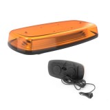 LED Lumina de Stroboscopica 30cm Lampa Girofar Avertizare Galben 12V 24V cu Magnetica
