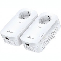 KIT ADAPTOR POWERLINE TP-LINK tehnologie AV2 AV1300 pana la 1300Mbps 1 port Gigabit priza AC 2 buc. &quot;TL-PA8010PKIT&quot; (include timbru verde 1.