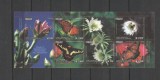 PARAGUAY 2017 FAUNA SI FLORA FLORI SI FLUTURI, Nestampilat