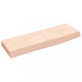 Cumpara ieftin Polita de perete, 60x20x4 cm, lemn masiv de stejar netratat