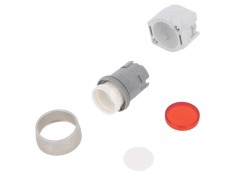 Comutator apăsare 22mm roșu IP65