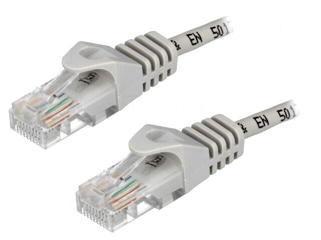 Patch Cord UTP Cat5e 0.5m Gri RJ45