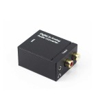 Convertor TOSLINK OPTIC +RCA DIGITAL la RCA ANALOG AUDIO 2x RCA, Oem
