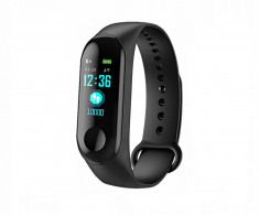 Bratara fitness MRG M-M3, Bluetooth, Smart, Negru C472 foto