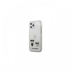 Husa iPhone 12 Pro Max Karl Lagerfeld Karl & Choupette Transparent