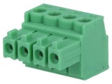 Regletă de Conexiuni Deconectabilă 3,5mm 4 Piste Drept Mufă