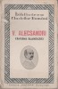 Vasile Alecsandri - Fantana Blanduziei (pagini netaiate), Alta editura