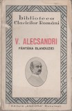 Vasile Alecsandri - Fantana Blanduziei (pagini netaiate), Alta editura