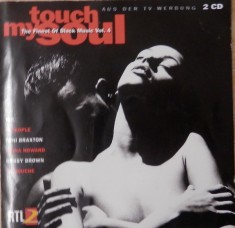 CD 2XCD Various &lrm;&ndash; Touch My Soul: The Finest Of Black Music Vol. 4 (VG+)