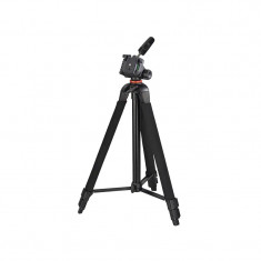 Trepied Hama, 55 cm, profil duo, aluminiu, maxim 5 kg, Negru