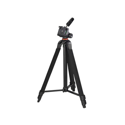 Trepied Hama, 55 cm, profil duo, aluminiu, maxim 5 kg, Negru foto