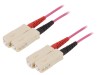 Cablu patch cord fibră OM4 SC/UPC 2m