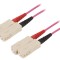 Cablu patch cord fibră OM4 SC/UPC 2m