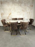 SET STELLA MARO MASA+6 SCAUNE PERSONALIZABIL PE CULORI