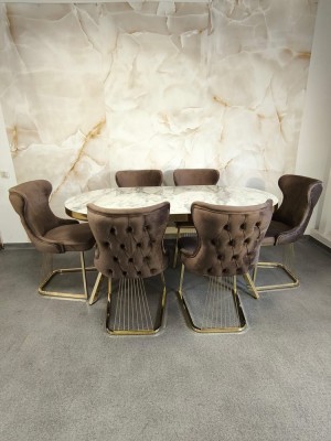 SET STELLA MARO MASA+6 SCAUNE foto