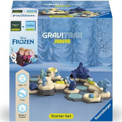 Joc de constructie Gravitrax Junior - Frozen - Set de baza Gravitrax Junior + extensia Disney - Regatul de Gheata foto