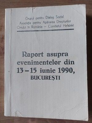 Raport asupra evenimentelor din 13-15 iunie 1990, Bucuresti- Orban Magda foto