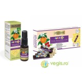 Apijunior Imunitate pentru Copii 20 fiole x 10ml + Apijunior Spray de Gat cu Propolis fara Alcool 20ml