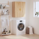 vidaXL Dulap TV montat pe perete, stejar sonoma, 69,5x34x90 cm