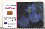 bnk card Cartela telefonica - P-66a 2001 50000 lei Gentiane