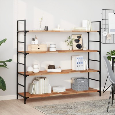 vidaXL Raft suspendat 140x40x2 cm lemn masiv acacia netratat 3279567 foto