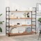 vidaXL Raft suspendat 140x40x2 cm lemn masiv acacia netratat 3279567