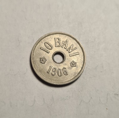 10 bani 1906 J UNC Piesa de Colectie foto