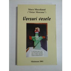 Versuri vesele - Moco Mocofanul (Octav Moscuna) (dedicatie si autograf)