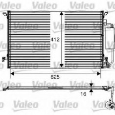 Condensator / Radiator aer conditionat SAAB 9-3 (YS3F) (2002 - 2016) VALEO 817711