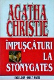 Agatha Christie - Impuscaturi la Stonygates, 1995, Romana, Politist, Hercule Poirot, Editura - Forum, Brosata