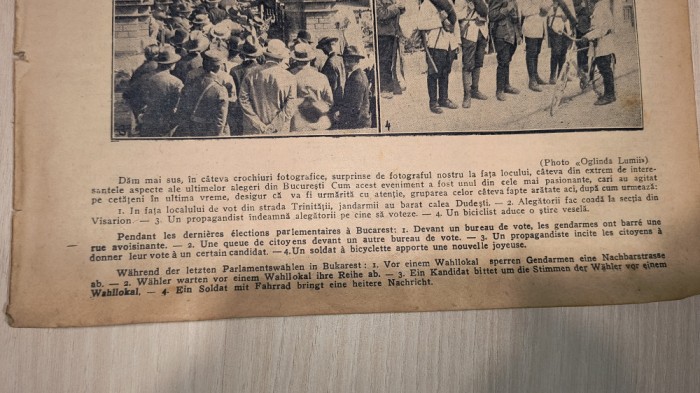 REVISTA OGLINDA LUMII 12IUNIE 1926 , BOGAT ILUSTRATA