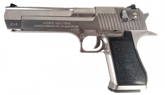 Replica pistol Desert Eagle .50AE Silver Gas GBB