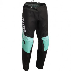 Pantaloni atv/cross Thor Sector Chev, culoare negru/menta, marime 38 Cod Produs: MX_NEW 29019343PE foto