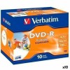 DVD-R Verbatim 4,7 GB 16x 10 Piese (10 Unități)