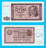 Germania RDG (p#22) 5 Mark 1964 UNC &#039;Humboldt&#039; serie: EL 362064