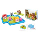 Smart Games - Three Little Piggies - Deluxe, joc de logica cu 48 de provocari, 3+ ani, editie lb. Romana