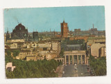 FG2 - Carte Postala - GERMANIA - Berlin, Branderburger Tor, circulata 1963, Fotografie
