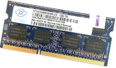 Memorie ram sodimm NANYA 4Gb DDR3 1333Mhz PC3-10600S 1.5V, NT4GC64B8HG0NS foto