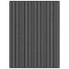 Covoraș intrare vidaXL Dună Neagră/Gri 90x120cm, antiderapant, absorbant
