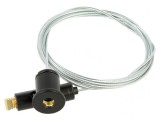 Suport Suspendare LED Negru Alamă