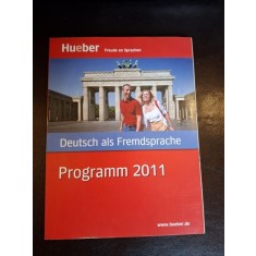 Deutsch als Fremdsprache, programm 2011