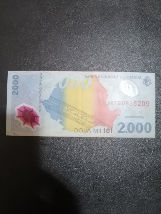 Bancnota DOUA MII LEI - 2.000 Lei - 1999, ECLIPSA