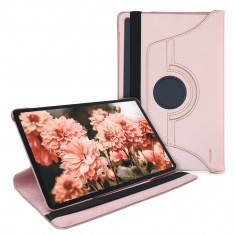 Husa pentru Samsung Galaxy Tab S7 Plus, Piele ecologica, Rose Gold, 52925.81 foto